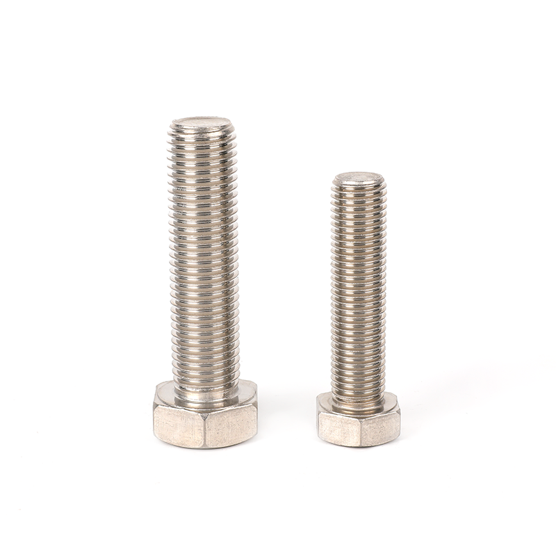 304 Edelstahl-Platten mit voller Thread-Hex-Kopfbolzen, Sechskantschrauben